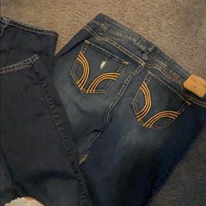 Classic stretch low rise skinny holister jeans